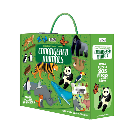 Puzzle - Travel, Learn & Explore - Endangered Animals