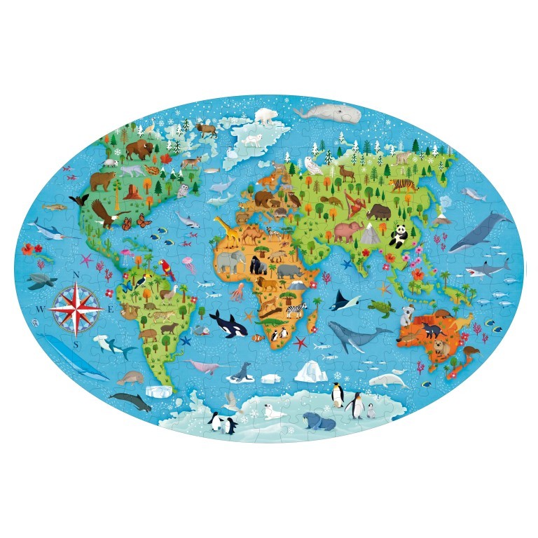 Puzzle - Travel, Learn & Explore - Endangered Animals