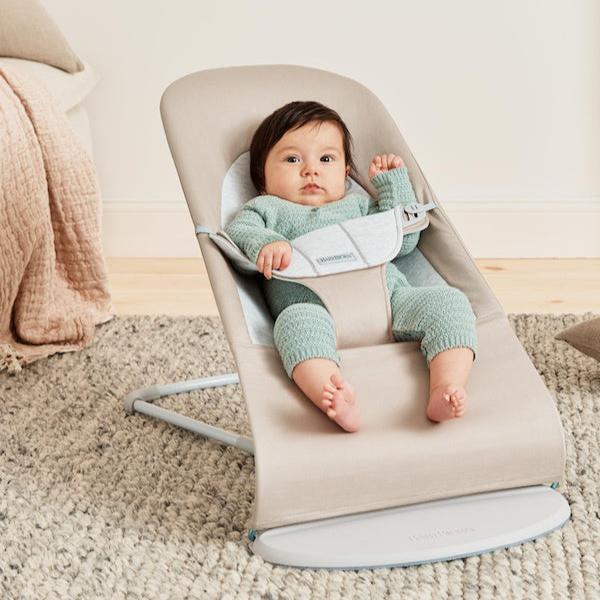 Bouncer Balance Soft, Woven/Jersey, Beige/Grey