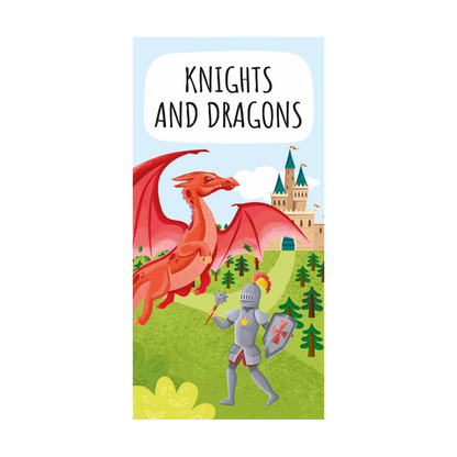 Fantasy Book & Puzzle - Knights And Dragons