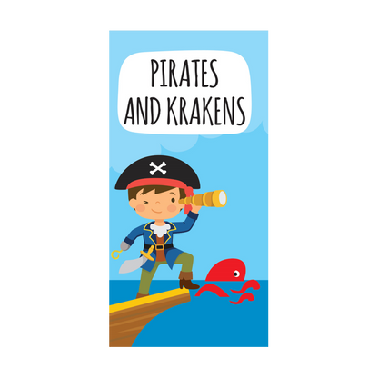 Fantasy Book & Puzzle - Pirates And Kraken