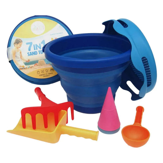 7IN1 Sand Toys Blue