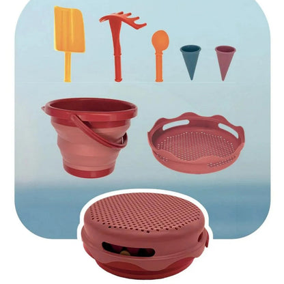 7IN1 Sand Toys Red