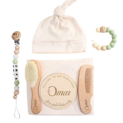 New Born Velvet Gift Box  Green