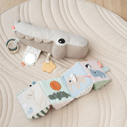 Done By Deer Tummy Time Activity Toy Croco Sand
