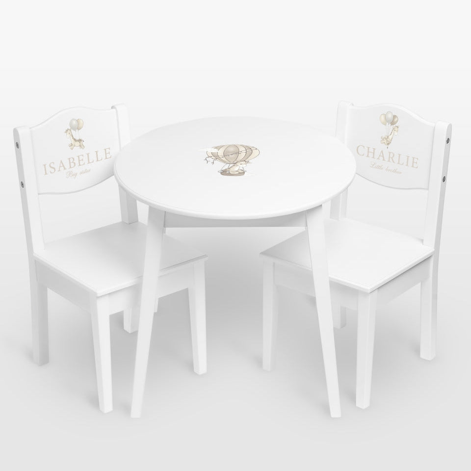 Table & Chairs Dream Giraffe (Personalised) PRE ORDER