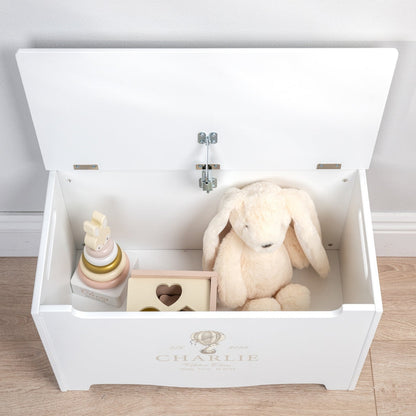 Keepsake Storage Chest Named Giraffe White - Dream (Personalised) PRE ORDER