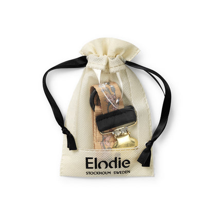 Pacifier Clip - Golden Vintage Flower