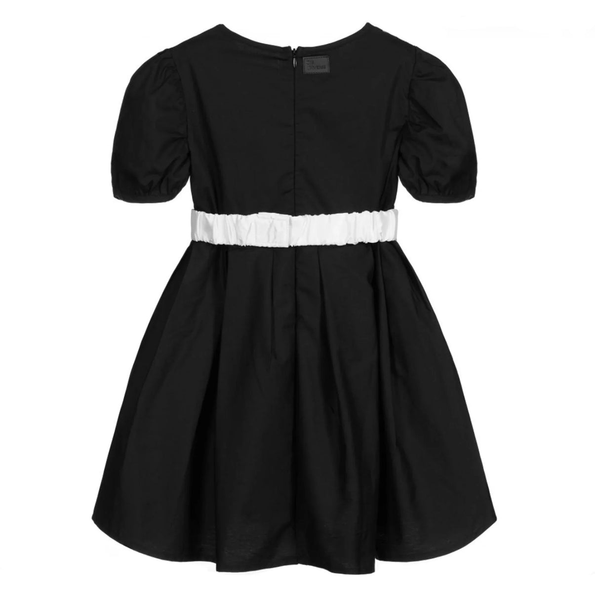 Huge Ribbon Dress - Black & White