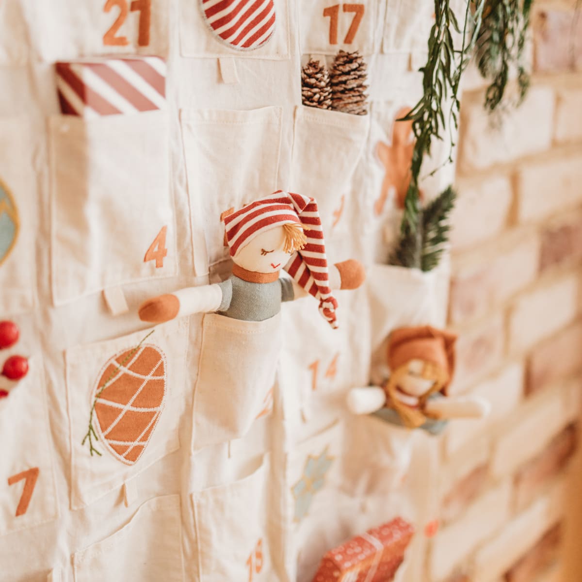 Large Advent calendar polar bear