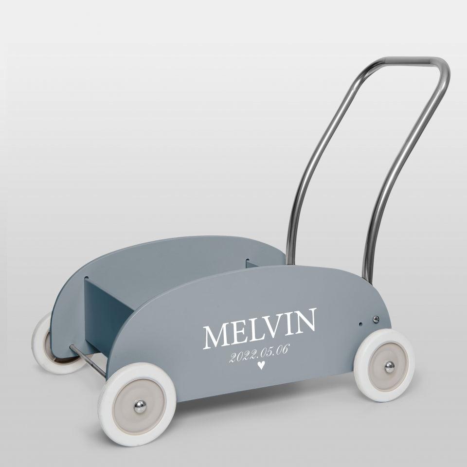 Learn To Walk Stroller Named Blue(Personalised) PRE ORDER