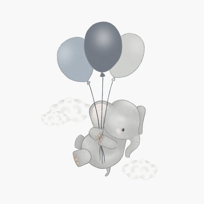 Table & Chairs Elephant Blue - Dream - (Personalised) PRE ORDER