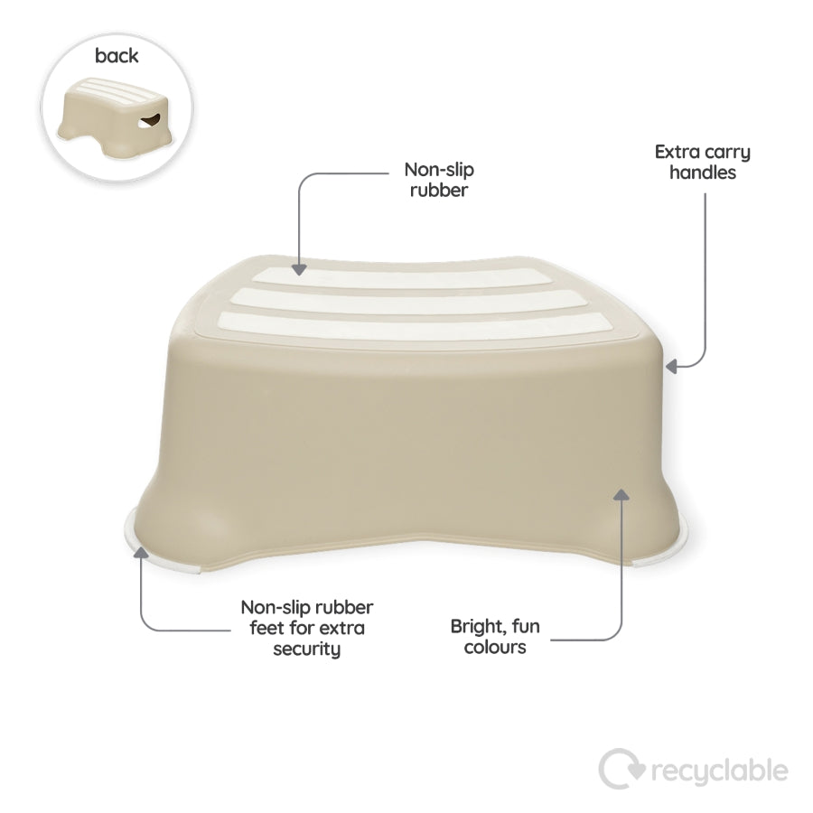 My Carry Potty, Trainer Seat & Step Stool- Natural Beige