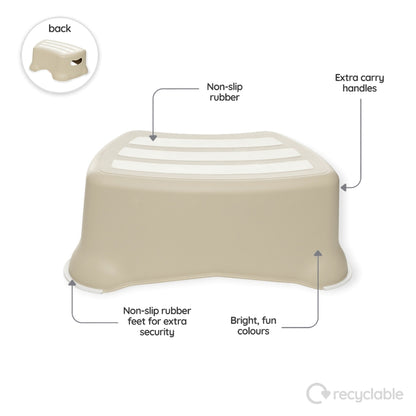 My Carry Potty, Trainer Seat & Step Stool- Natural Beige