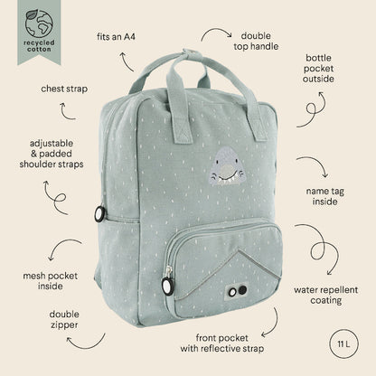 Backpack Large - Mr. Shark