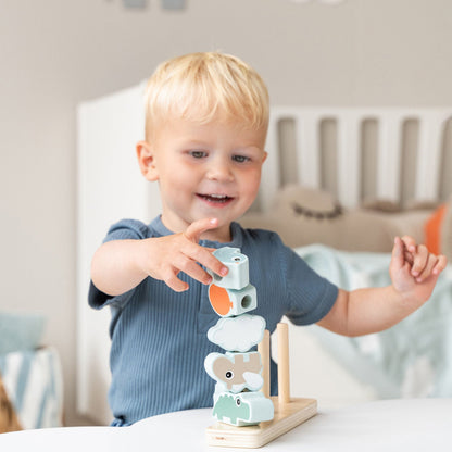 Done By Deer Stacking Toy Happy Clouds Colour Mix