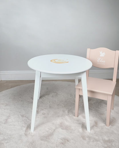 Table & Chairs Nordic Bear White (Personalised) PRE ORDER
