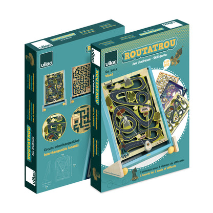Routatrous Ball Maze Skill Game