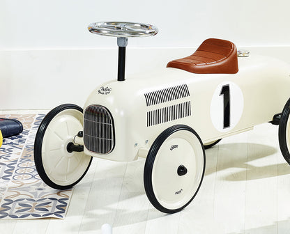 Creme Vintage Ride on Car