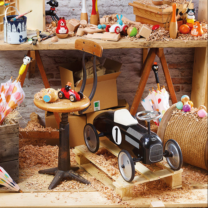 Black Vintage Ride on Car