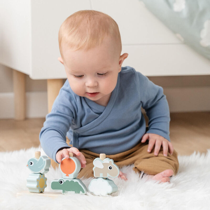 Done By Deer Stacking Toy Happy Clouds Colour Mix