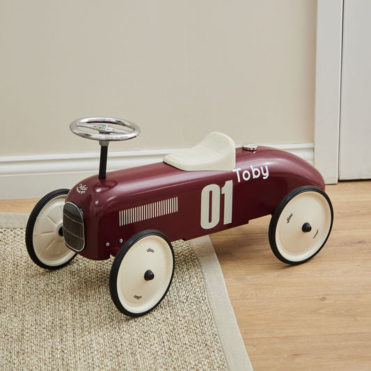 Burgundy Vintage Ride on Car