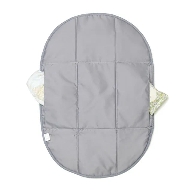 Stevie Quilted Diaper Bag - Black