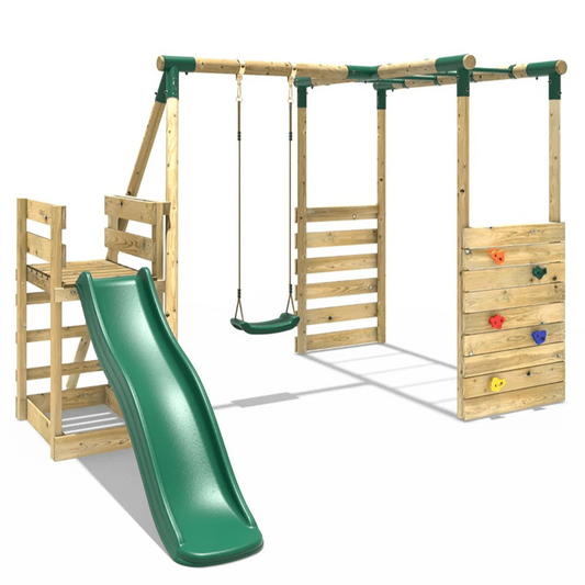 Wooden Swing Set with Monkey Bars - PRE ORDER