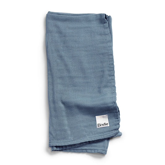 Bamboo Muslin Blanket -Tender Blue
