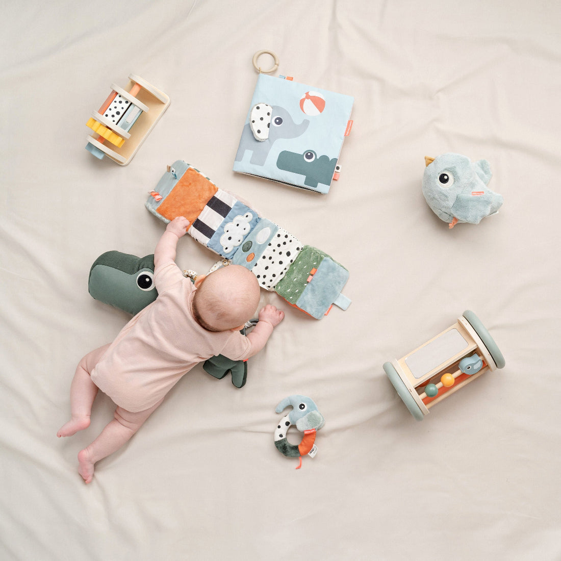 المكعب الخشبي 5 في 1.