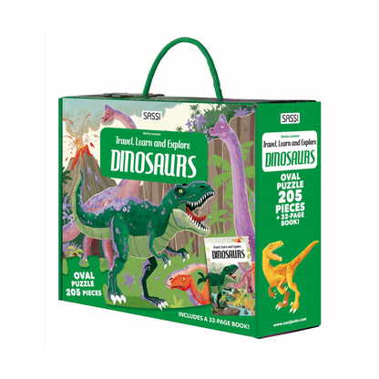 Puzzle - Travel, Learn & Explore - Dinosaurs