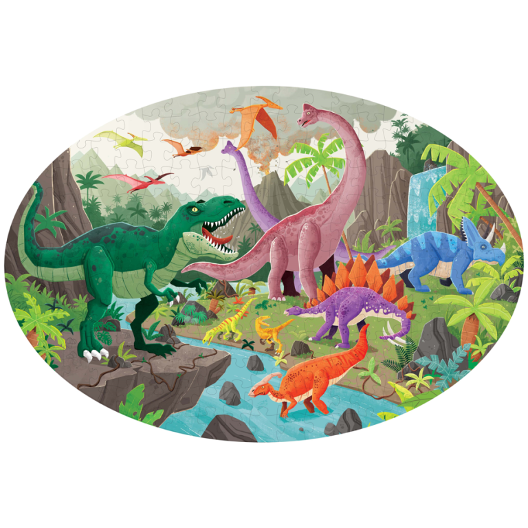 Puzzle - Travel, Learn & Explore - Dinosaurs