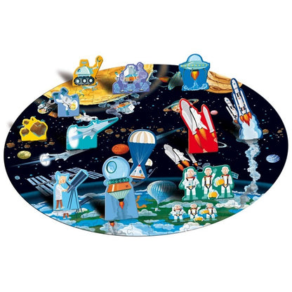 Puzzle - Travel, Learn & Explore - From The Earth To The Moon