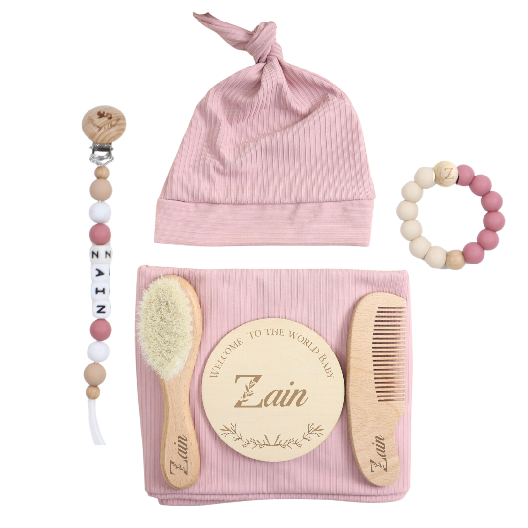 New Born Velvet Gift Box  Pink