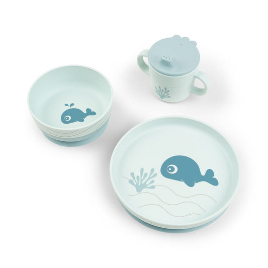 Foodie Dinner Set Wally Blue