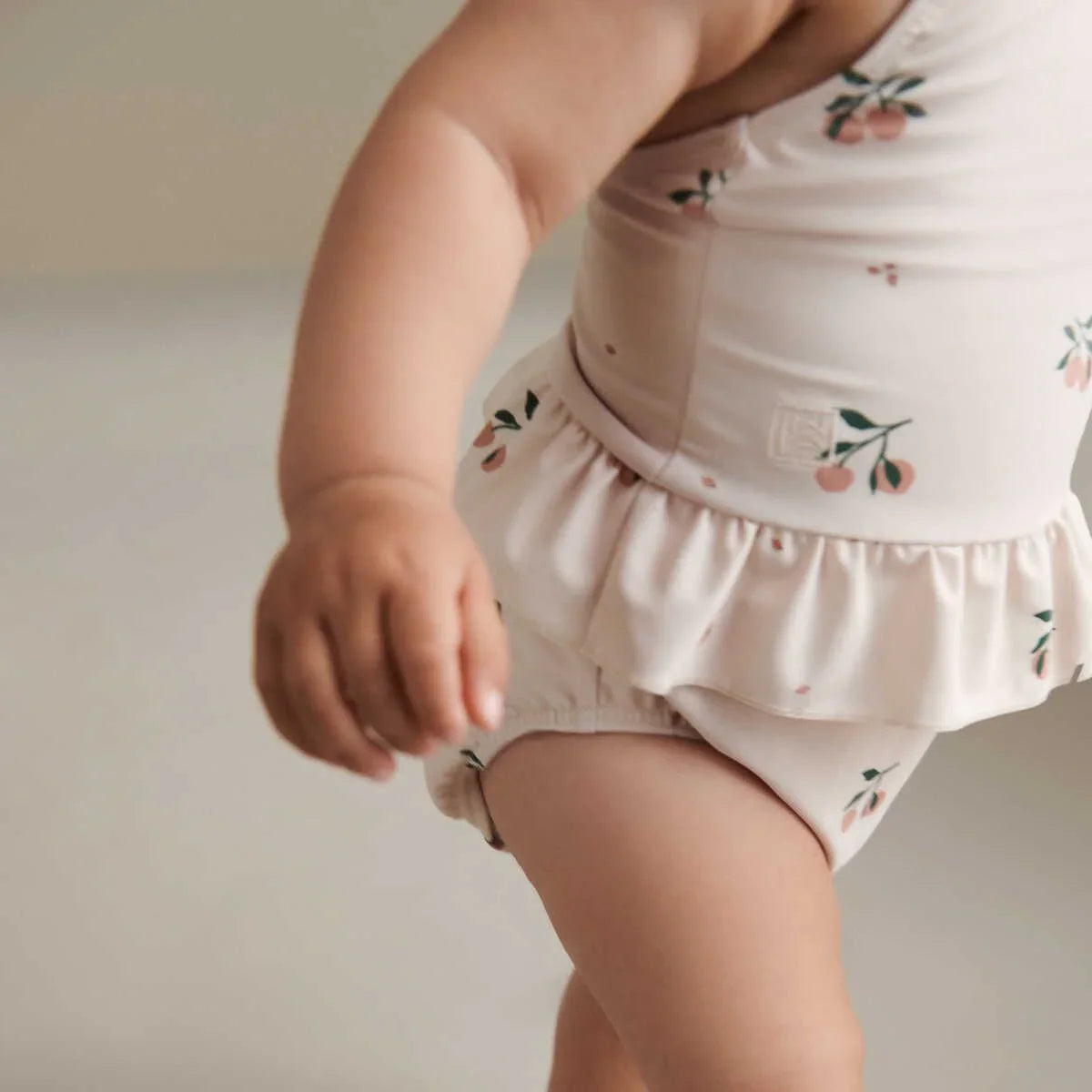 Amina Baby Printed Swimsuit - Peach