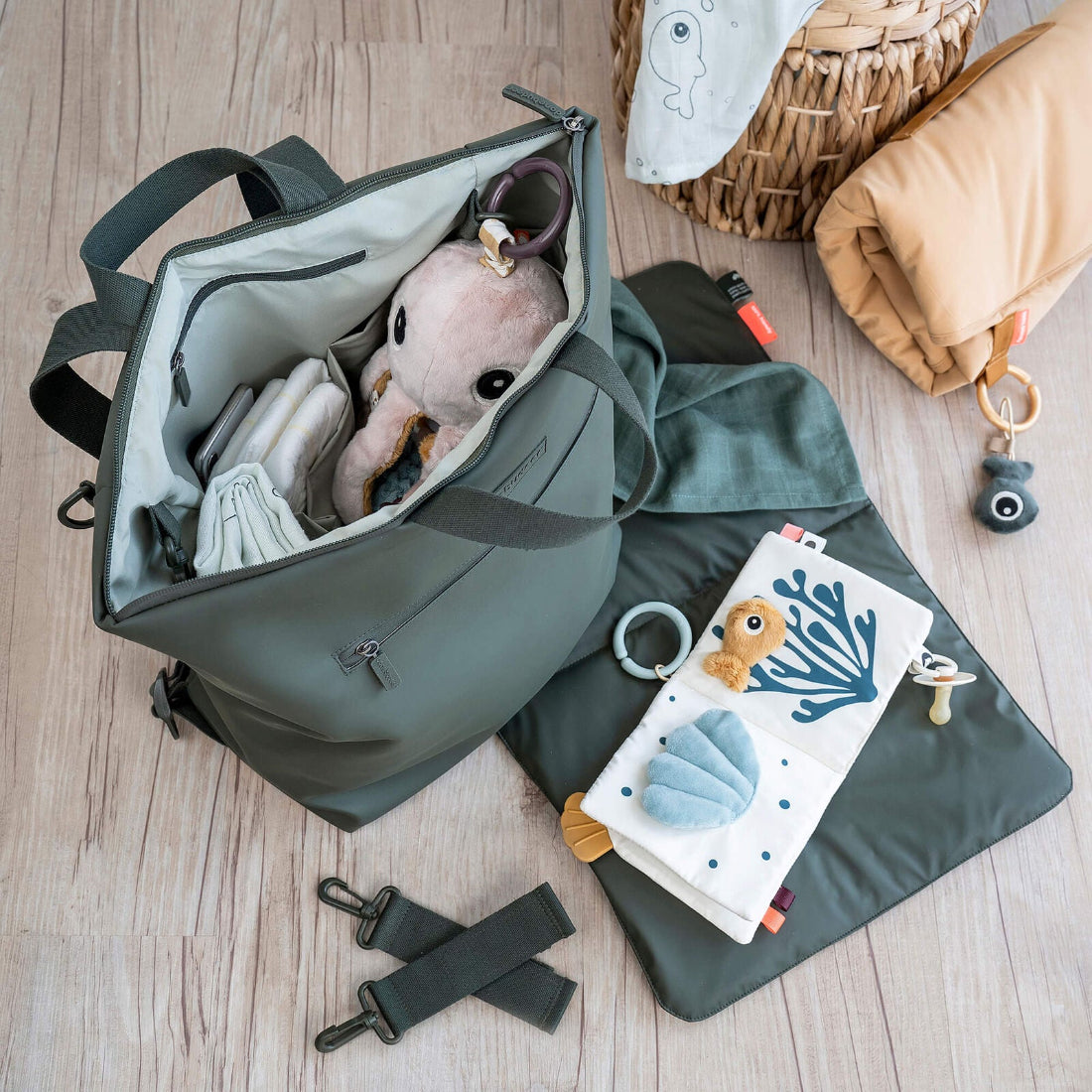 Changing Backpack Green