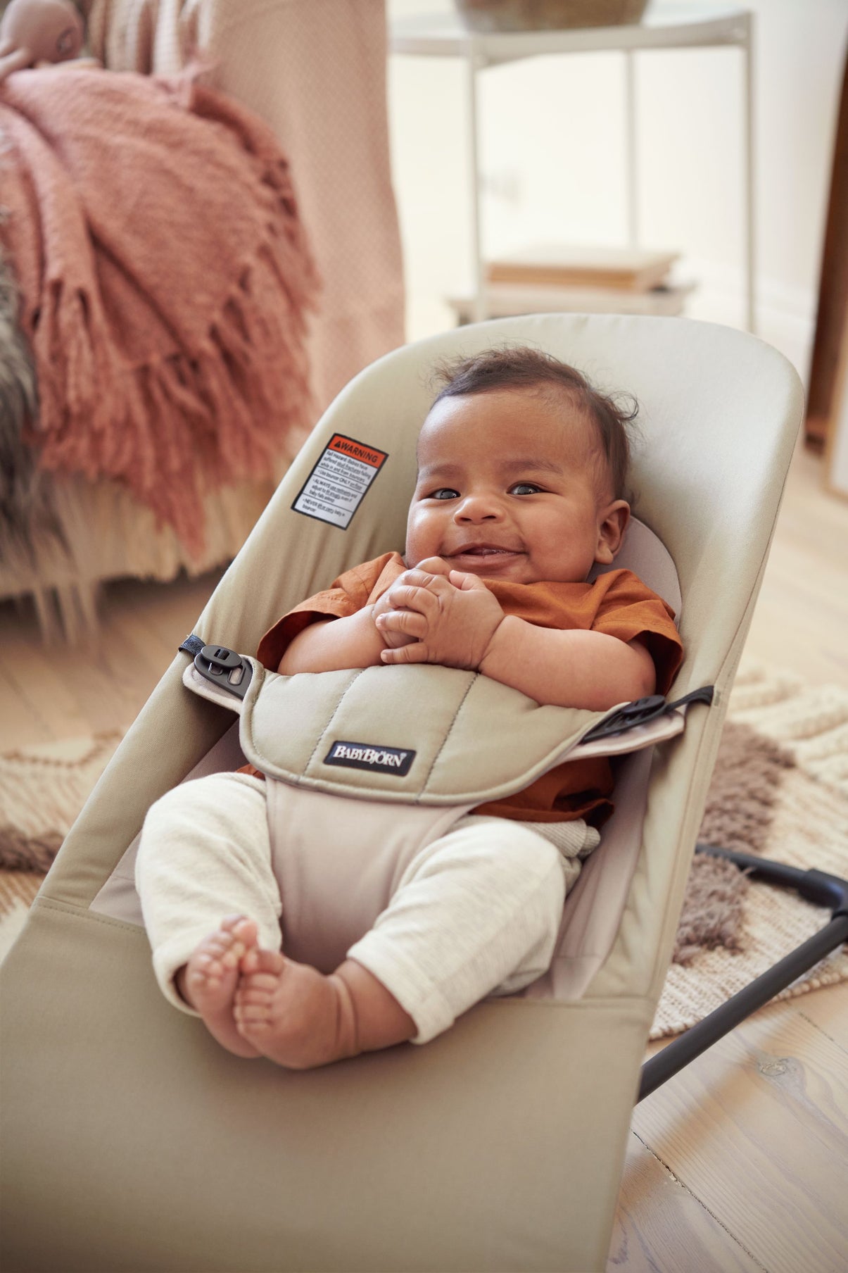 Bouncer Balance Soft - Khaki/Beige, Cotton