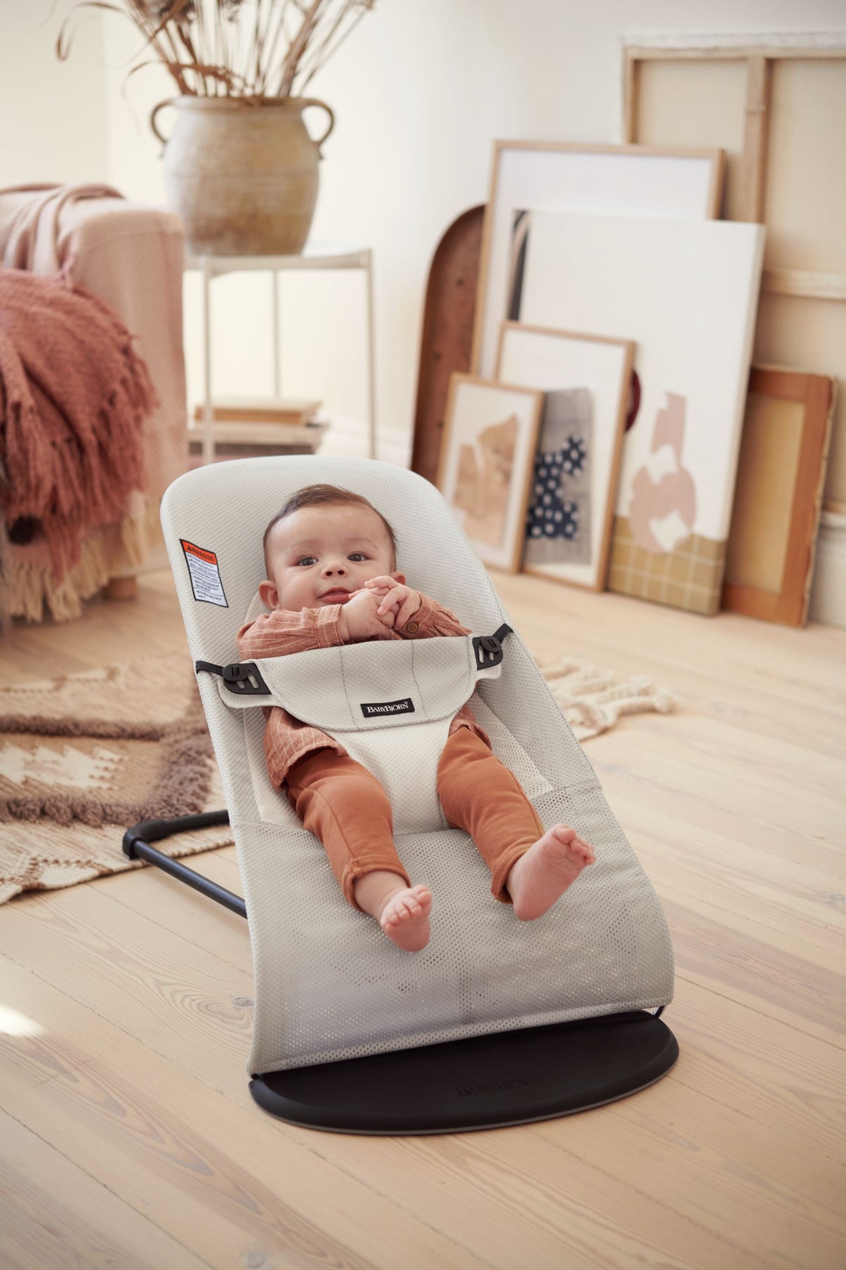 Bouncer Balance Soft - Silver/White, Mesh