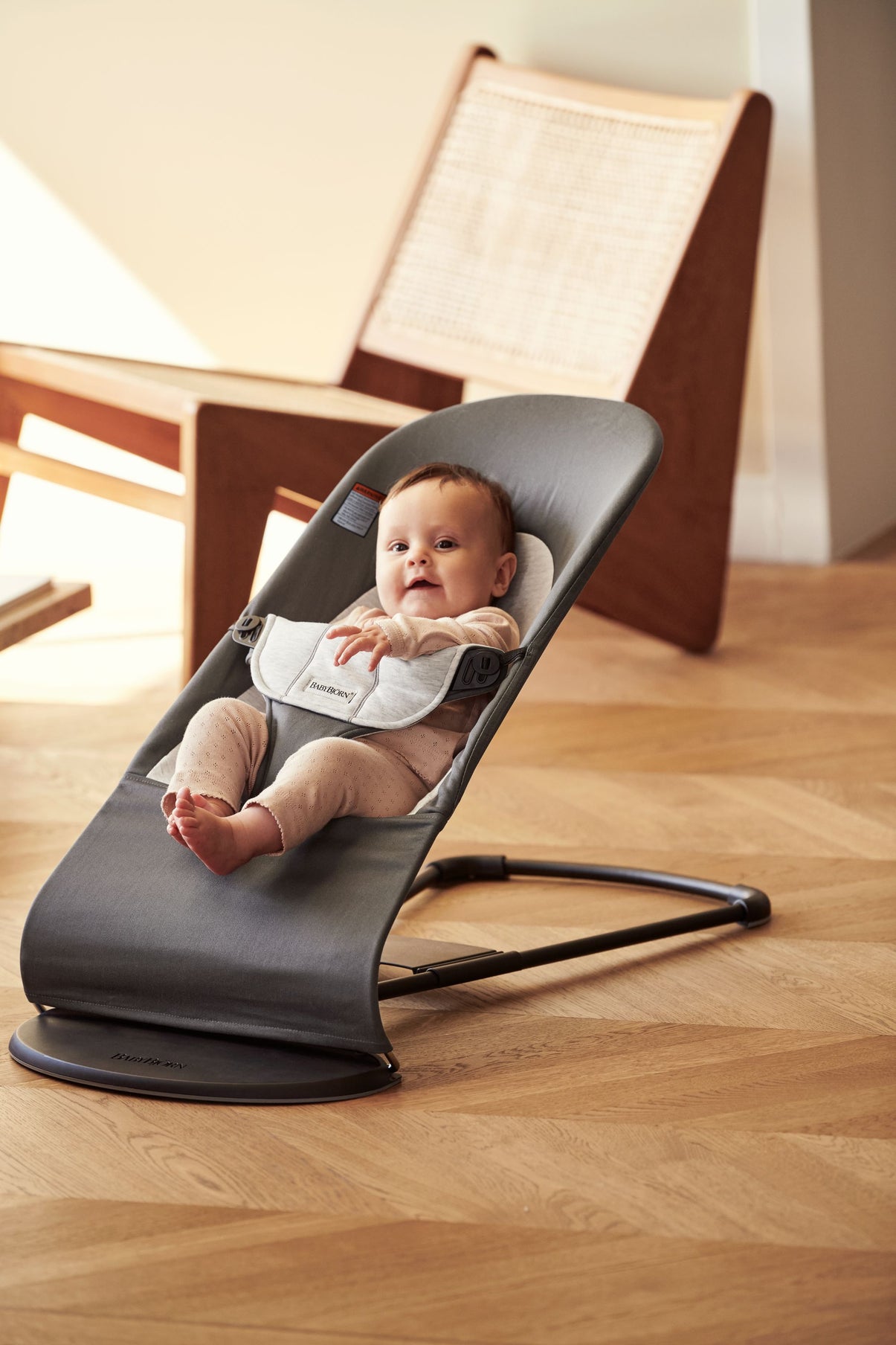 Bouncer Balance Soft - Dark grey/Grey, Cotton Jersey