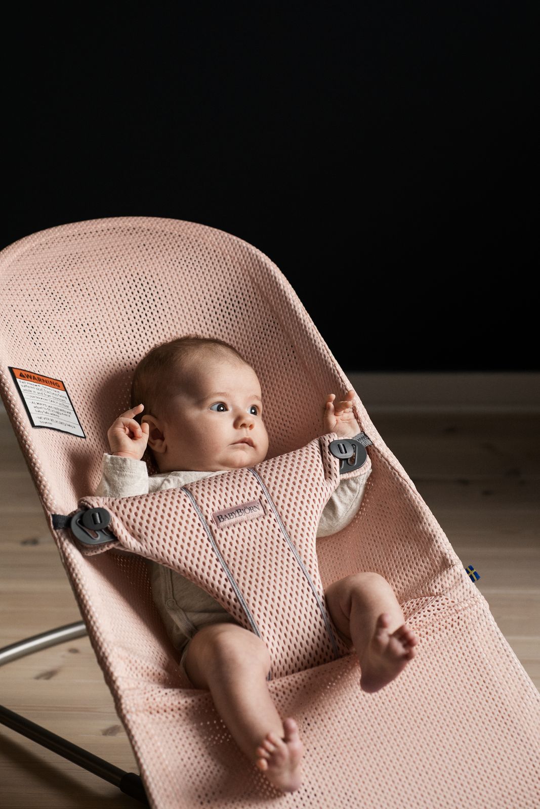 Bouncer Bliss - Pearly Pink, Mesh