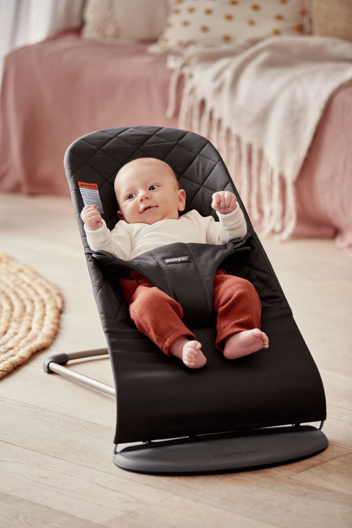 Bouncer Bliss - Black, Cotton
