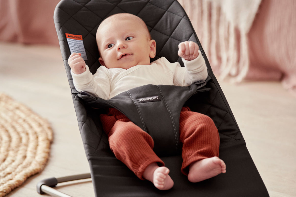 Bouncer Bliss - Black, Cotton