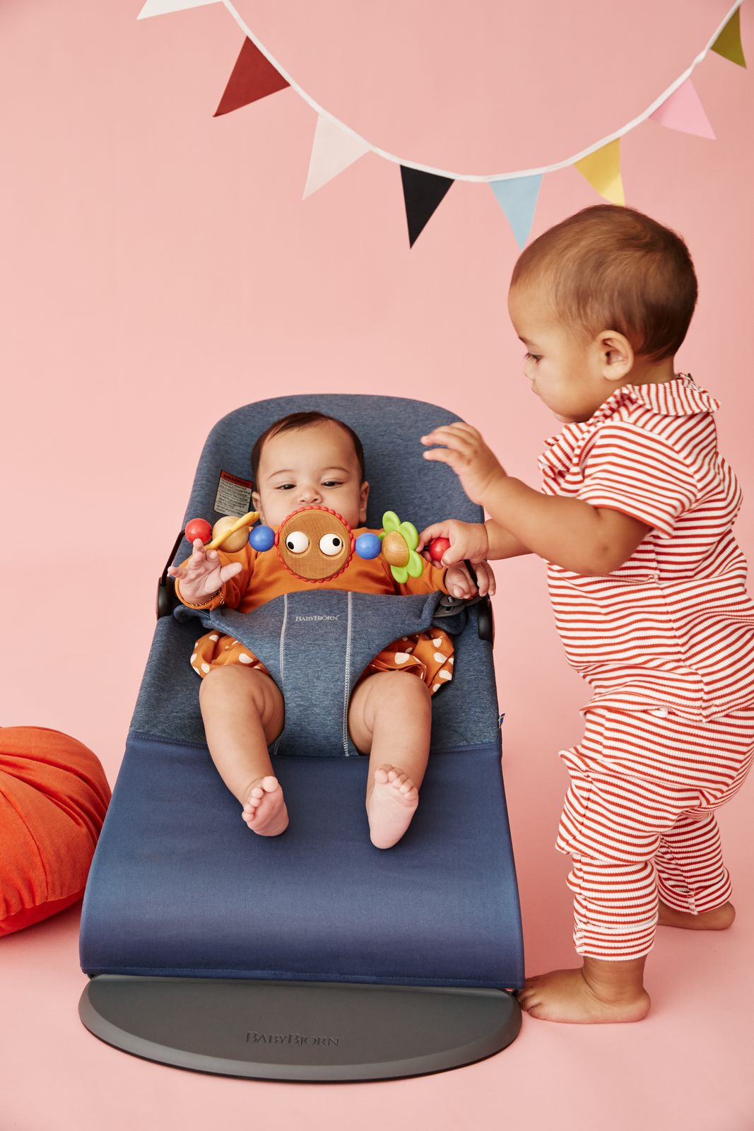Bouncer Bliss - Dove Blue, 3D Jersey