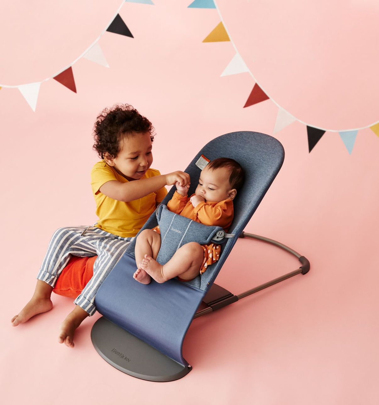 Bouncer Bliss - Dove Blue, 3D Jersey