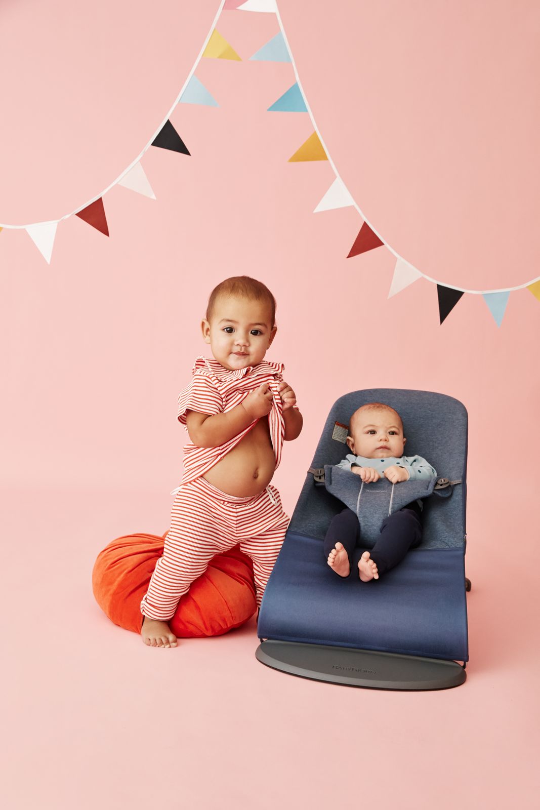 Bouncer Bliss - Dove Blue, 3D Jersey