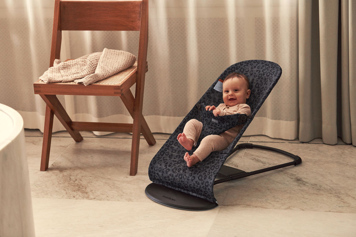 Bouncer Bliss - Anthracite/Leopard, Mesh