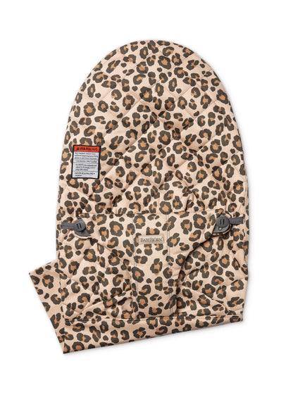 Fabric Seat Bouncer Bliss - Beige/Leopard, Cotton