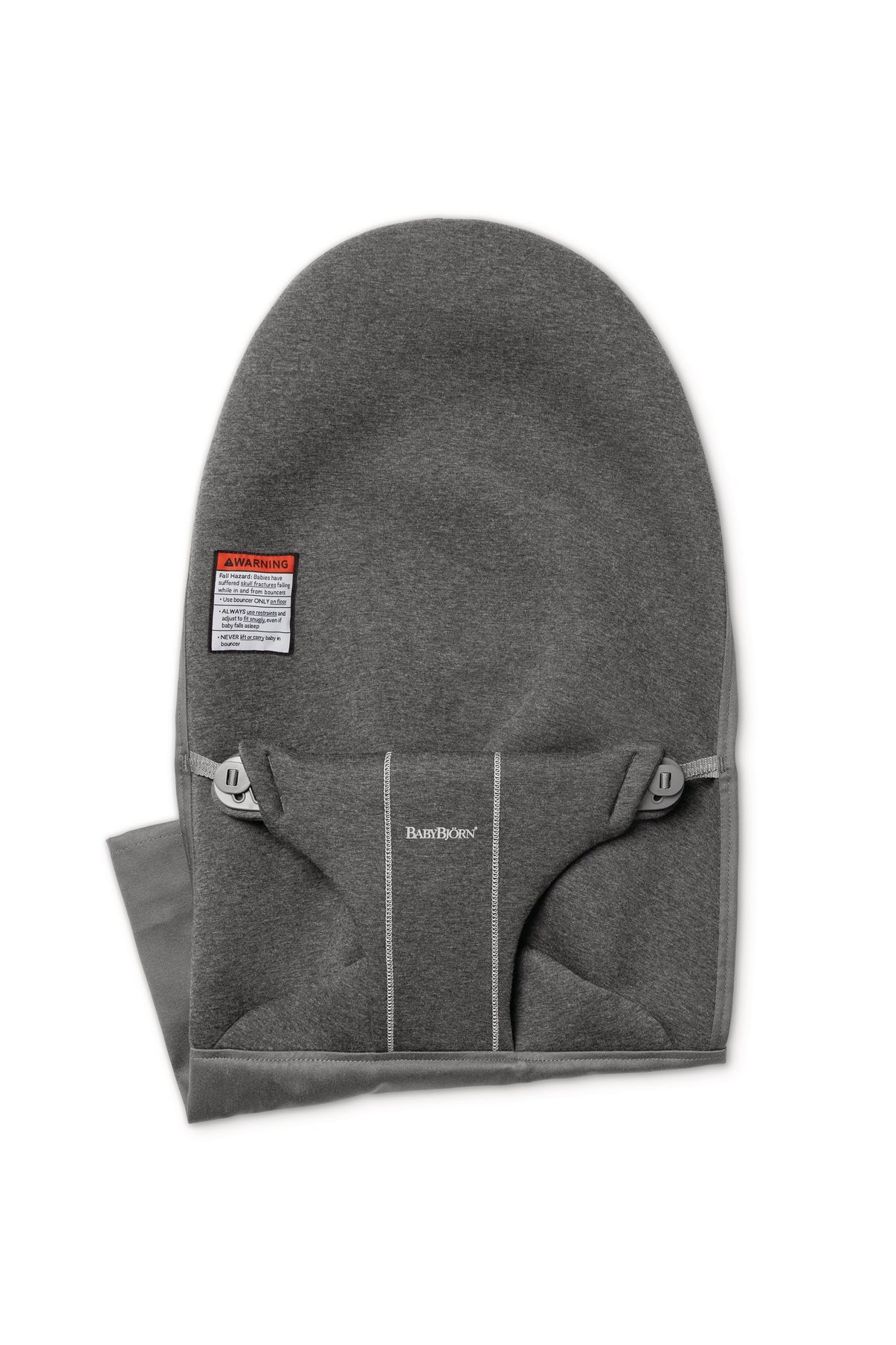 Fabric Seat Bouncer Bliss - Charcoal Grey, 3D Jersey