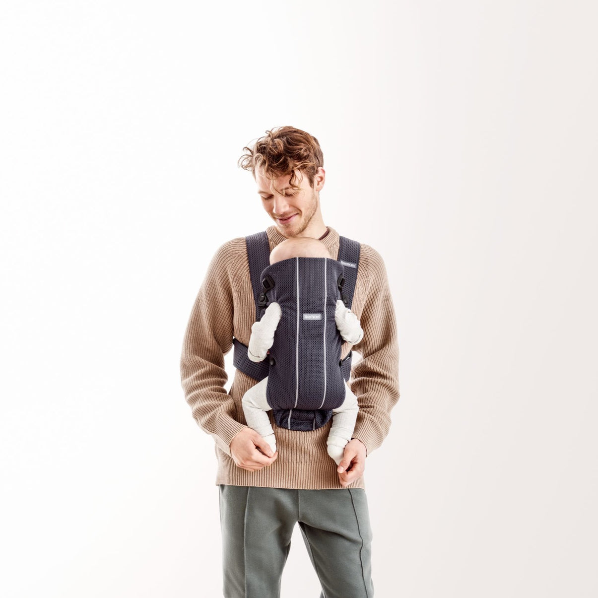 Baby Carrier Mini - Anthracite, 3D Mesh